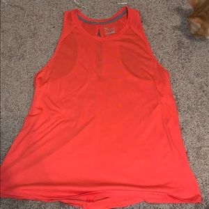 Athletic racerback tank top